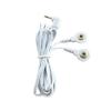 2.5mm Replacement Electrode Wires Standard Connection Snap 3.5mm Cable for Tens EMS Massage Units (2 Pack) view 3