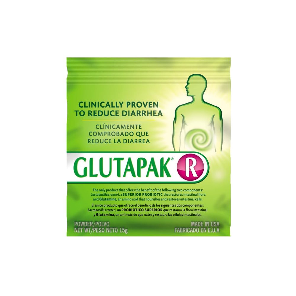 Digestive Health Powder with L-Glutamine & Lactobacillus reuteri  Supports Gut Barrier, Microbiome Balance & Nutrient Absorption  15g Sachets, 3-Pack, Gluten & Lactose Free