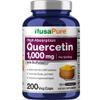 NusaPure Quercetin - Suitable for Vegetarian/Vegan, Non - GMO - 1000 mg - 200 Capsules view 1