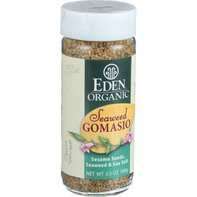 Eden Foods Organic Gomasio - Sesame Salt - Seaweed - 3.5 oz (Pack of 3)