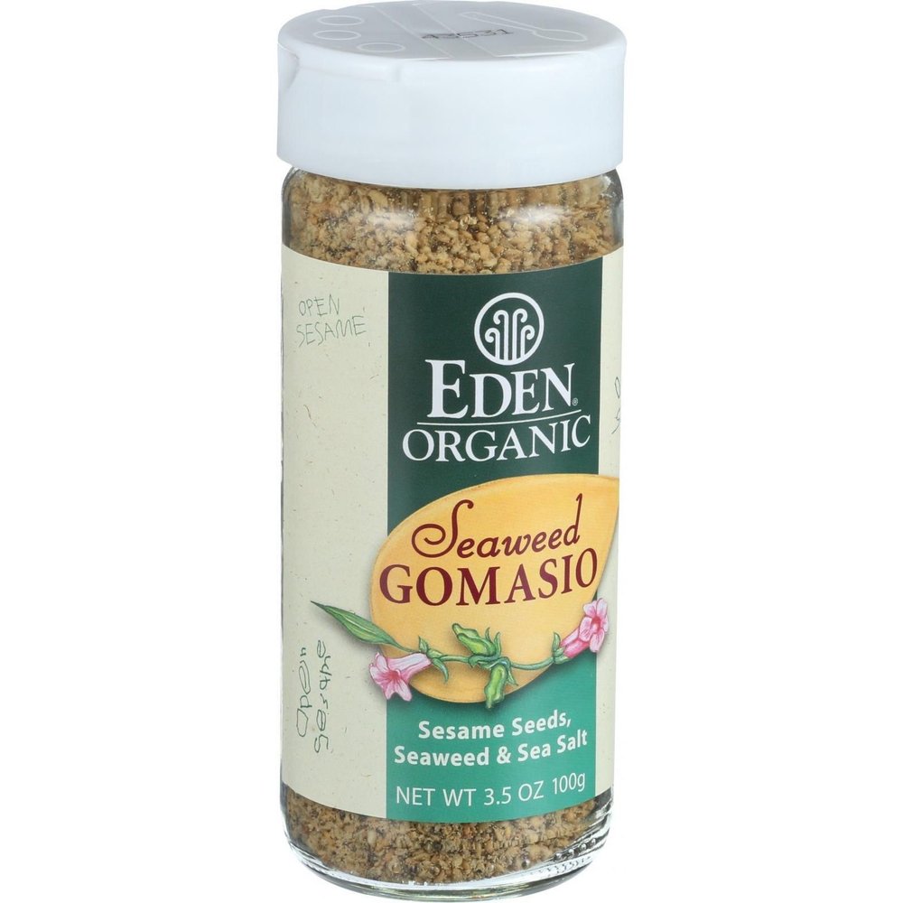 Eden Foods Organic Gomasio - Sesame Salt - Seaweed - 3.5 oz (Pack of 3)