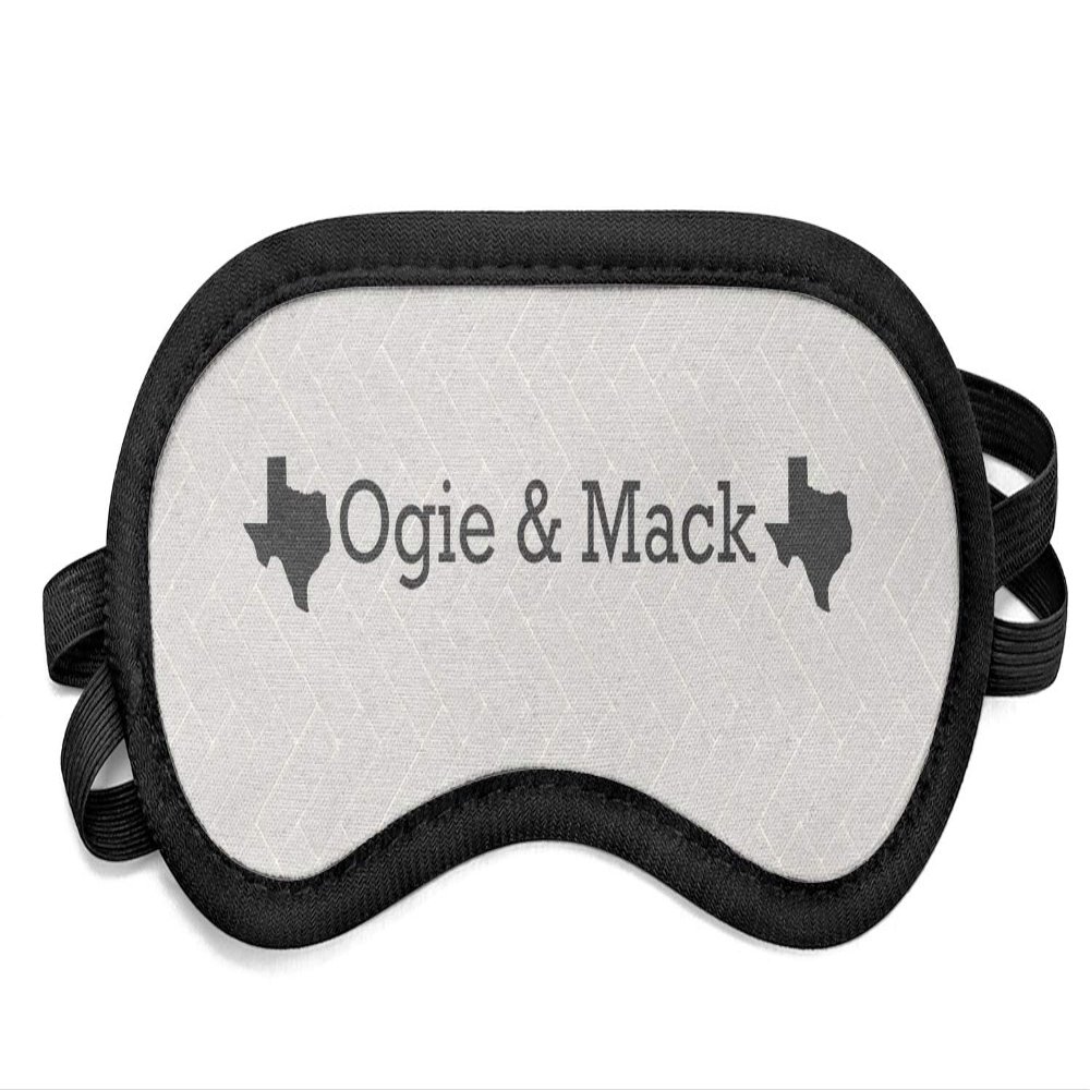 Personalized Home State Sleeping Eye Mask - Small