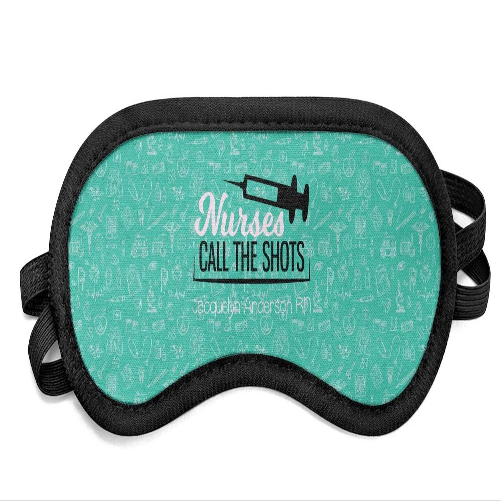 Personalized Nursing Quotes Sleeping Eye Mask - Small