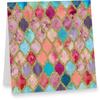 [12 Count] Glitter Moroccan Watercolor Note Cards view 1