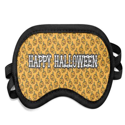 Personalized Halloween Pumpkin Sleeping Eye Mask - Small