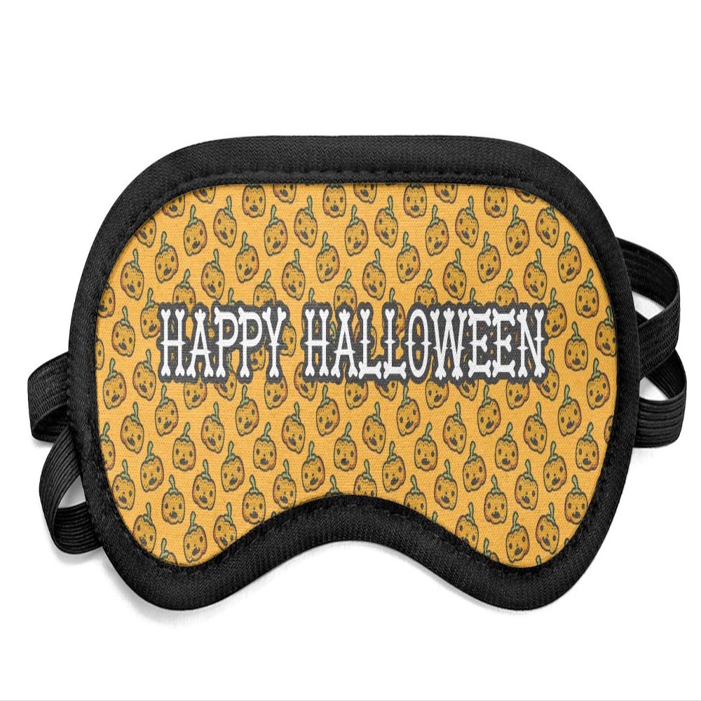 Personalized Halloween Pumpkin Sleeping Eye Mask - Small