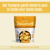 AshaPops Turmeric Garlic Flavored Popped Water Lily Seeds, 1 oz (Pack of 1) - Gluten-Free, Vegan, Paleo, Soy-Free, Non-GMO, Plant-Based Crunchy Snack view 3