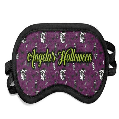 Personalized Witches On Halloween Sleeping Eye Mask - Small