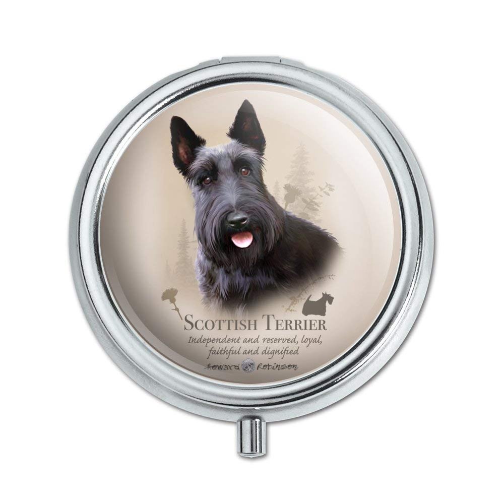 Scottish Terrier Scottie Dog Breed Pill Case Trinket Gift Box