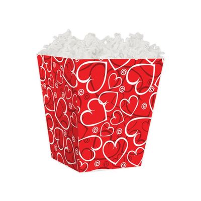 NW Sassy Hearts Sweet Treat Gift Boxes - 4 x 4 x 4 1/2in. - 48 Pack