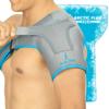 Arctic Flex Shoulder Ice Pack Brace - Cold Reusable Cool Gel Wrap, Hot Therapy - Immobilizer Compression Stability Support for Tendonitis, Dislocated Joint, Left and Right Rotator Cuff Arm Pain Relief view 1