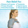 Arctic Flex Shoulder Ice Pack Brace - Cold Reusable Cool Gel Wrap, Hot Therapy - Immobilizer Compression Stability Support for Tendonitis, Dislocated Joint, Left and Right Rotator Cuff Arm Pain Relief view 2