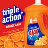 Ajax Ultra Liquid Dish Soap Orange Scent, Triple Action, 90 fl oz Bottle view 2