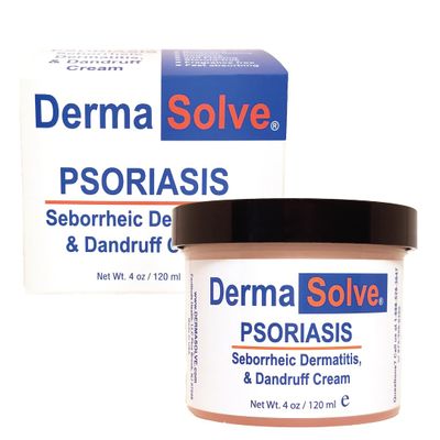 Dermasolve Psoriasis & Seborrheic Dermatitis Treatment Cream - Provides Intense Relief for Itchy, Flakey Skin and Advanced Moisturizing Prevents Future Flare-Ups 4.0 oz