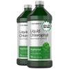 Horbach Chlorophyll Liquid Drops | 100mg | 32 oz (2 x 16 oz Bottles) | Natural Peppermint Flavor | Vegetarian, Non-GMO, Gluten Free Supplement view 1