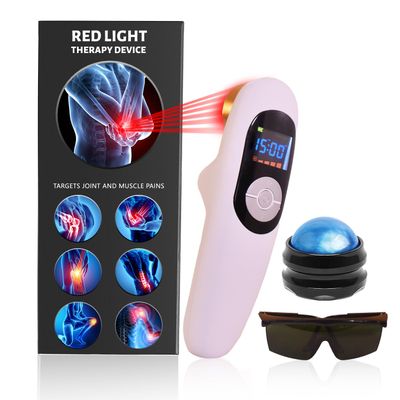 Fast Pain Relief Cold Laser Therapy Device | Portable Handheld Unit with LLLT Red Light | 650nm+808nm Wavelengths | Pain Management Therapy | Compact & Portable Design | Easy to use
