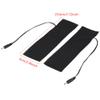 Yosoo Heating Pads USB Heated Pad Electric Foot Heating Pads USB Charging Heating Film Warmer 5V 1 Pair Shoe Insole Heater Sheet Electric Heated Pad for Winter Camping Hiking view 2
