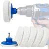 RotoScrub 7 Pack Drill Brush Set for Deep Cleaning, Scratch Resistant, Bathroom, Oven, Countertops, Sinks, Soap Scum, Tile, Boats, Patio Furniture & More view 1