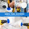 RotoScrub 7 Pack Drill Brush Set for Deep Cleaning, Scratch Resistant, Bathroom, Oven, Countertops, Sinks, Soap Scum, Tile, Boats, Patio Furniture & More view 4