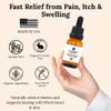 The Goodbye Company Organic Hemorrhoid Relief Serum - Natural Witch Hazel Treatment for Pain, Itch & Swelling - Internal External Soothing Formula - Vegan, USA Made, 15mL view 2