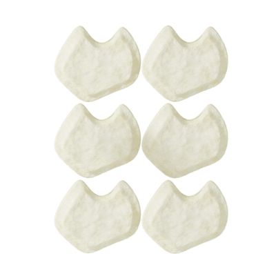Premium Dancers Pads for Ball of feet Pain - Sesamoiditis Pads - Made in USA - 1/4" Thick Adhesive Skived Felt - 12 Pieces - Left Foot