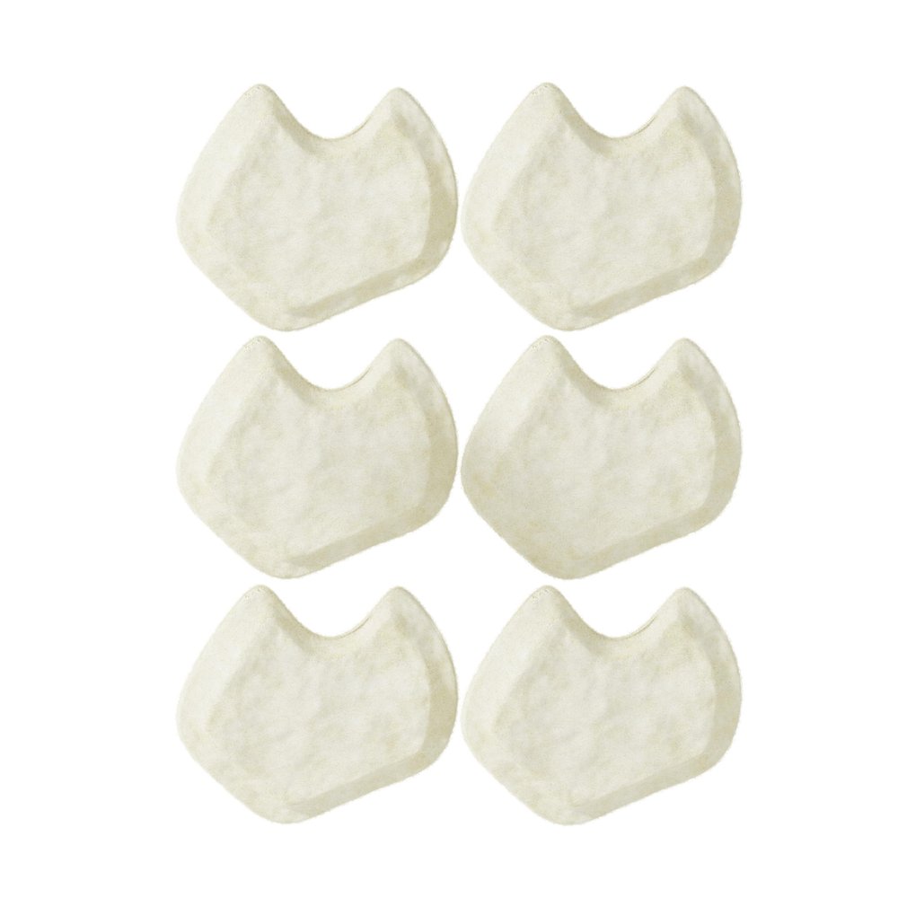 Premium Dancers Pads for Ball of feet Pain - Sesamoiditis Pads - Made in USA - 1/4" Thick Adhesive Skived Felt - 12 Pieces - Left Foot