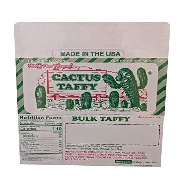 Cactus Candy Company - Prickly Pear Taffy | A Unique Sweet Treat Made in Arizona (1lb (16oz))