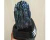 1.1 lb Natural Carborundum Rock Rainbow Cluster Stone, Home Decoration Gemstone Specimen Figurine (Quartz Rainbow B) view 4