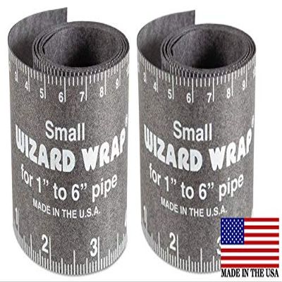2 EACH Flange Wizard WW-16 Small Wrap 30 Long x 2-5/8 Wide For Pipe 1 to 6 Diameter