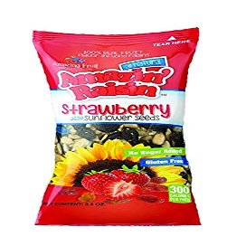 Amazin' Raisin Flavor Infused Raisins + Sunflower Seeds Snack Trail Mix 24 Count Pack (Strawberry)