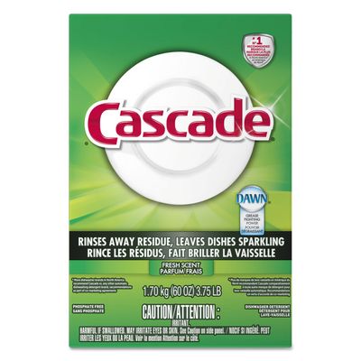 Cascade Dishwasher Detergent - Powder - 60 Oz (3.75 Lb) - 1/ Each - White