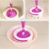 Rotating mop Hand Pressure Automatic Drying Separate Dehydration Basket Double Drive Mop Bucket,2 mop Heads view 4