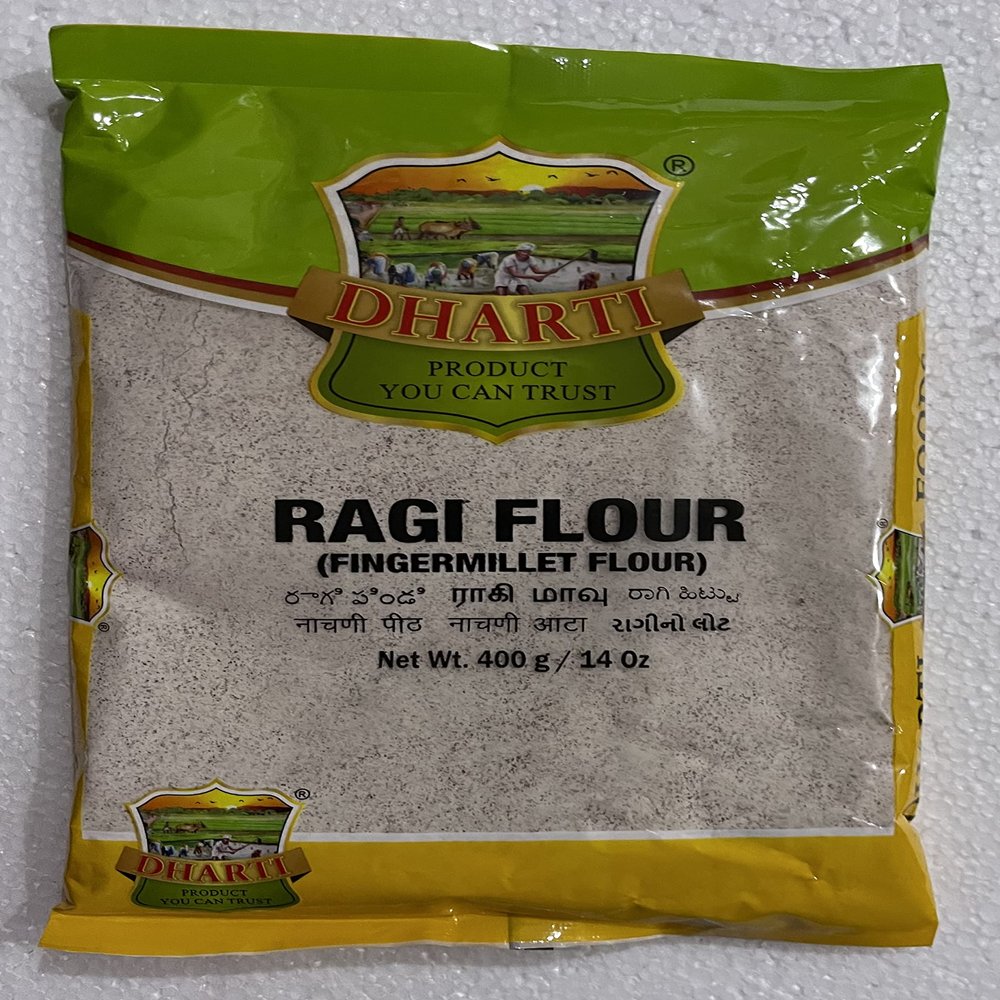 Dharti Ragi (Finger Millet) Flour - 400 Grams;14 Ounce