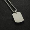 LiFashion LF Mens Stainless Steel PTSD Medical Alert necklaces Black Medical Emergency Dog Tag Pendant Heart Alert Jewelry Monitoring Systems,Post-traumatic Stress Disorder view 4