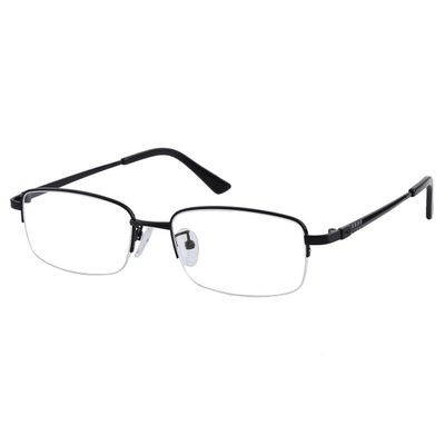 Half Rims Photochromic Gray Reading Glasses +1.00 Strength Unisex Silver Frame Readers Spectacles