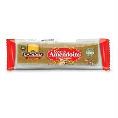DaColonia Doce de Amendoim Tipo Caseiro 120 gr. / Homemade Peanut Butter Bar 4.2 oz.