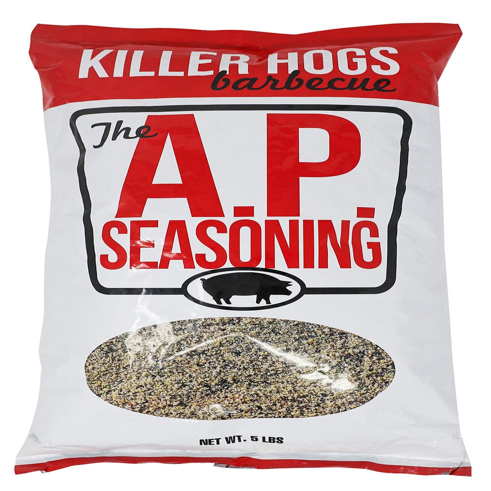 Killer Hogs AP Seasoning | Championship BBQ and Grill All Purpose Seasoning for Beef, Steak, Burgers, Pork, and Chicken | Salt, Pepper, Garlic (SPG) | 5 Pounds
