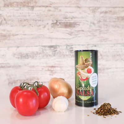 HATCH GREEN CHILE Speedy Salsa 8 oz CAN - Dry Salsa Spice Mix - Makes @ 16 Bowls (14.5 oz) of Salsa