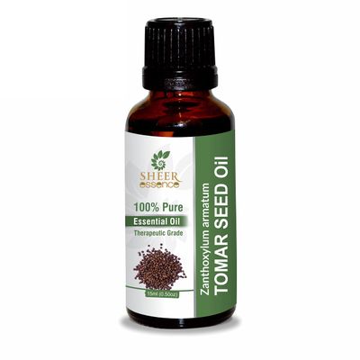 Tomar Seed Oil -(Zanthozylum Armathum)- Essential Oil 100% Pure Natural Undiluted Uncut Therapeutic Grade Oil 33.81 Fl.OZ