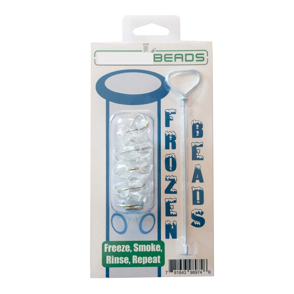 Versapong Glass Beads Smoke Accessory for a Refreshing Cold Smoke- Cool Your Smoke To Take a Larger Hit- Easy To Use- Freeze, Smoke, Rinse, Repeat- Measure Your Glass Pipe Binger Mouthpiece 1 38x3