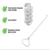 Versapong Glass Beads Smoke Accessory for a Refreshing Cold Smoke- Cool Your Smoke To Take a Larger Hit- Easy To Use- Freeze, Smoke, Rinse, Repeat- Measure Your Glass Pipe Binger Mouthpiece 1 38x3 view 2