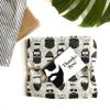 50pc Thanks Bro Mens Beard Mustache Bachelor Bridal Birthday Party Thank You Card Tissue Paper Gift Wrap Packaging Set view 1