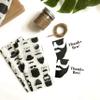 50pc Thanks Bro Mens Beard Mustache Bachelor Bridal Birthday Party Thank You Card Tissue Paper Gift Wrap Packaging Set view 3