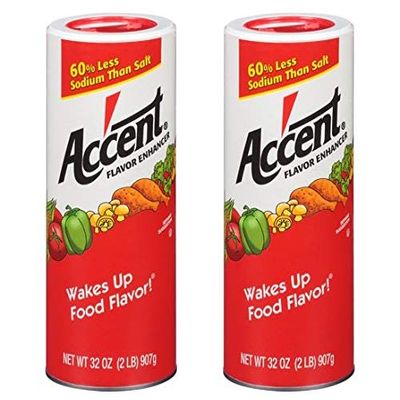 Accent Flavor Enhancer - 2 lb. canister by Accent [Foods] (Pack of 2)