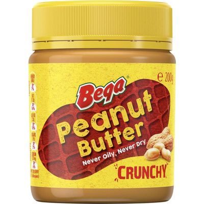 Bega Peanut Butter Crunchy 200gm