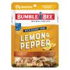 Bumble Bee Lemon & Pepper Seasoned Tuna Pouch - Wild Caught and Ready to Eat for Snack, Salad, Korean Tuna Bowl - 17g Protein per Serving - PERFECT, PORTABLE, GOODNESS - 2.5 oz Packet (Pack of 1) view 1