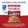 Bumble Bee Chipotle Seasoned Tuna, 2.5 oz Pouch - Ready to Eat - Wild Caught Tuna Packet - 14g Protein per Serving - Gluten Free view 4