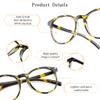 LifeArt Blue Light Blocking Glasses, Anti Eyestrain, Computer Reading Glasses, Gaming Glasses, TV Glasses for Women Men, Anti Glare (Tortoise, 1.25 Magnification) view 3