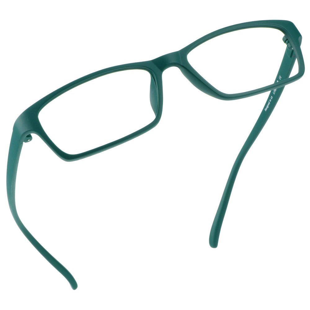 LifeArt Blue Light Blocking Glasses, Anti Eyestrain, Computer Reading Glasses, Gaming Glasses, TV Glasses for Women Men, Anti Glare (Green, +1.00 Magnification)