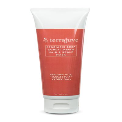 Terrajuve Psoriasis & Eczema Cream: Natural Moisturizer, Soothing Lotion for Itchy, Red, Dry, Scaly, and Flaky Skin - Safe for Babies, Organic, Made in USA (Psoriasis Hair and Scalp Mask Conditioner)